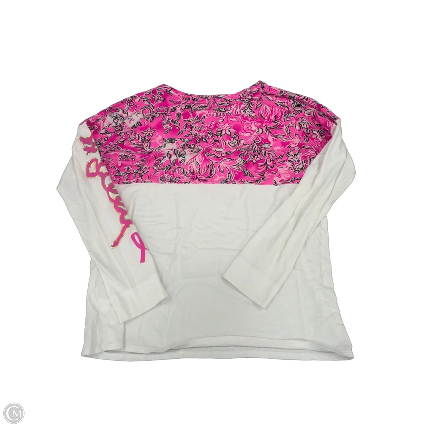 Top Long Sleeve Designer By Lilly Pulitzer In Pink, Size: S