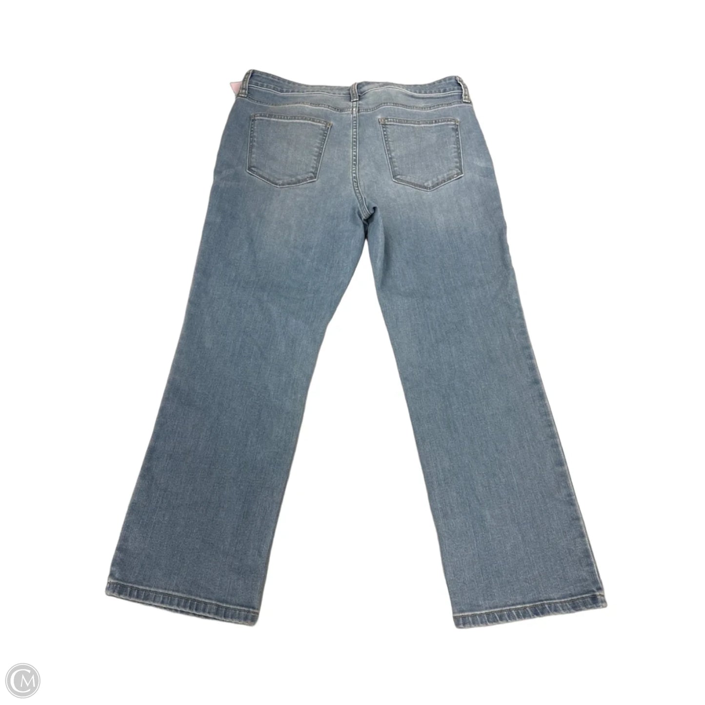 Jeans Straight By St Johns Bay In Blue Denim, Size: 12p