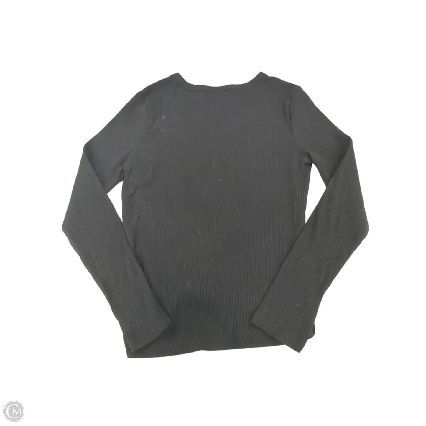 Top Long Sleeve Basic By A New Day In Black, Size: S