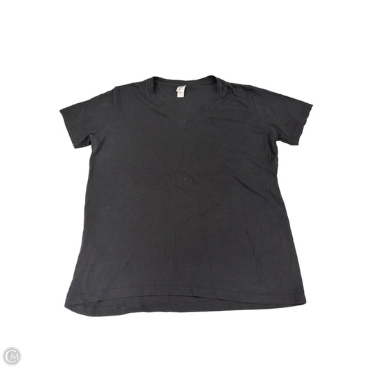 Top Short Sleeve Basic By Cmf In Black, Size: Xxl