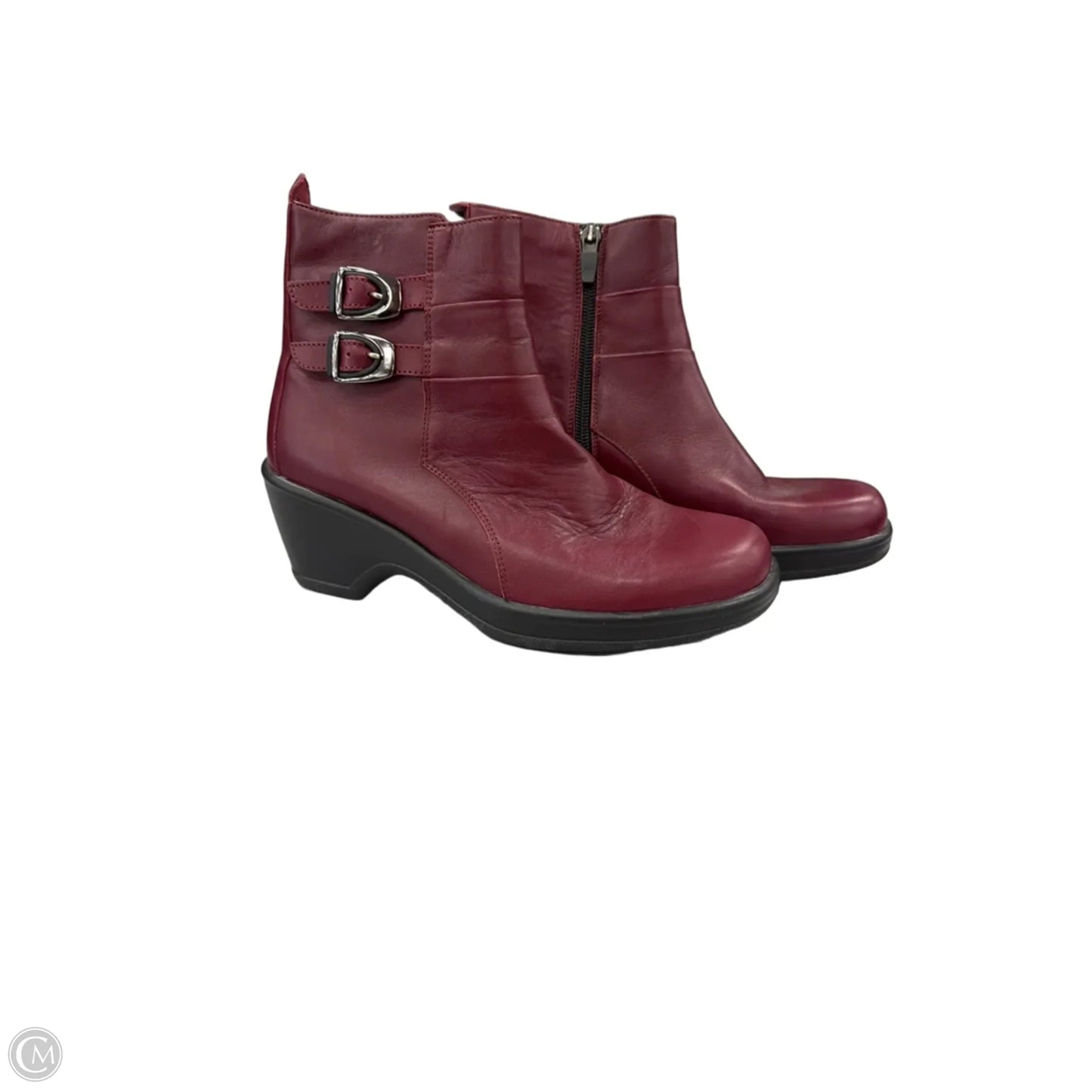 Boots Ankle Flats By Dansko In Red, Size: 7.5