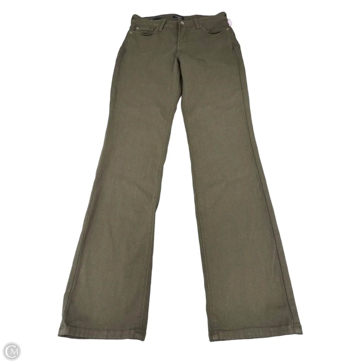 Jeans Straight By Not Your Daughters Jeans In Green Denim, Size: 8
