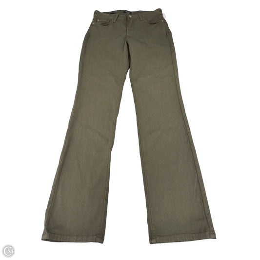 Jeans Straight By Not Your Daughters Jeans In Green Denim, Size: 8