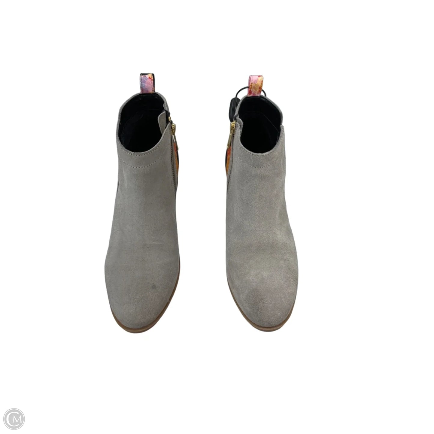 Boots Ankle Flats By Cmf In Grey, Size: 9
