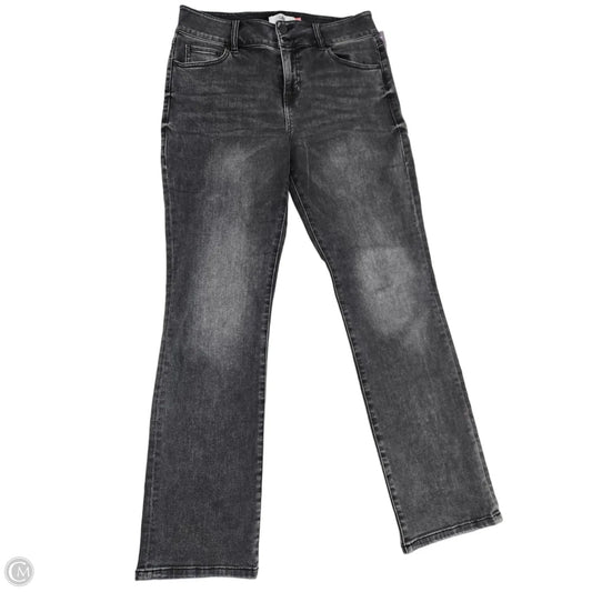 Jeans Straight By Cabi In Black Denim, Size: 10