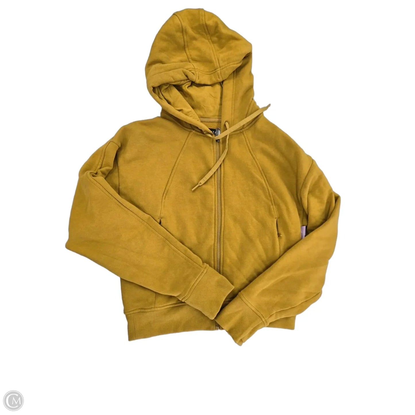 Sweatshirt Hoodie By Athleta In Gold, Size: Xs