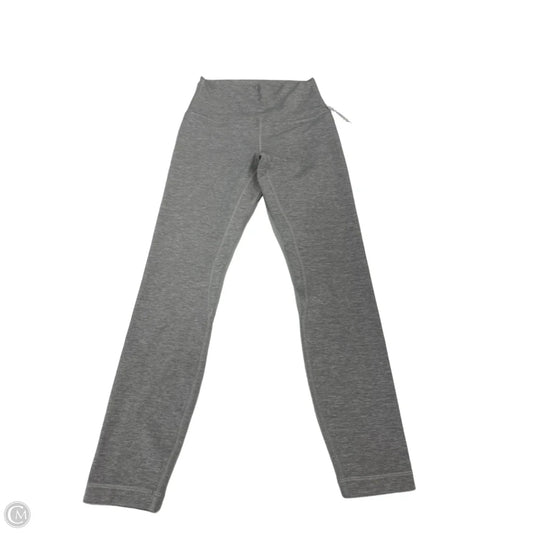 Athletic Leggings By Lululemon In Grey, Size: 4