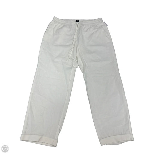 Pants Linen By J. Crew In White, Size: 12