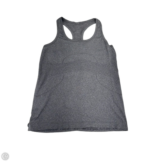 Athletic Tank Top By Lululemon In Grey, Size: 10