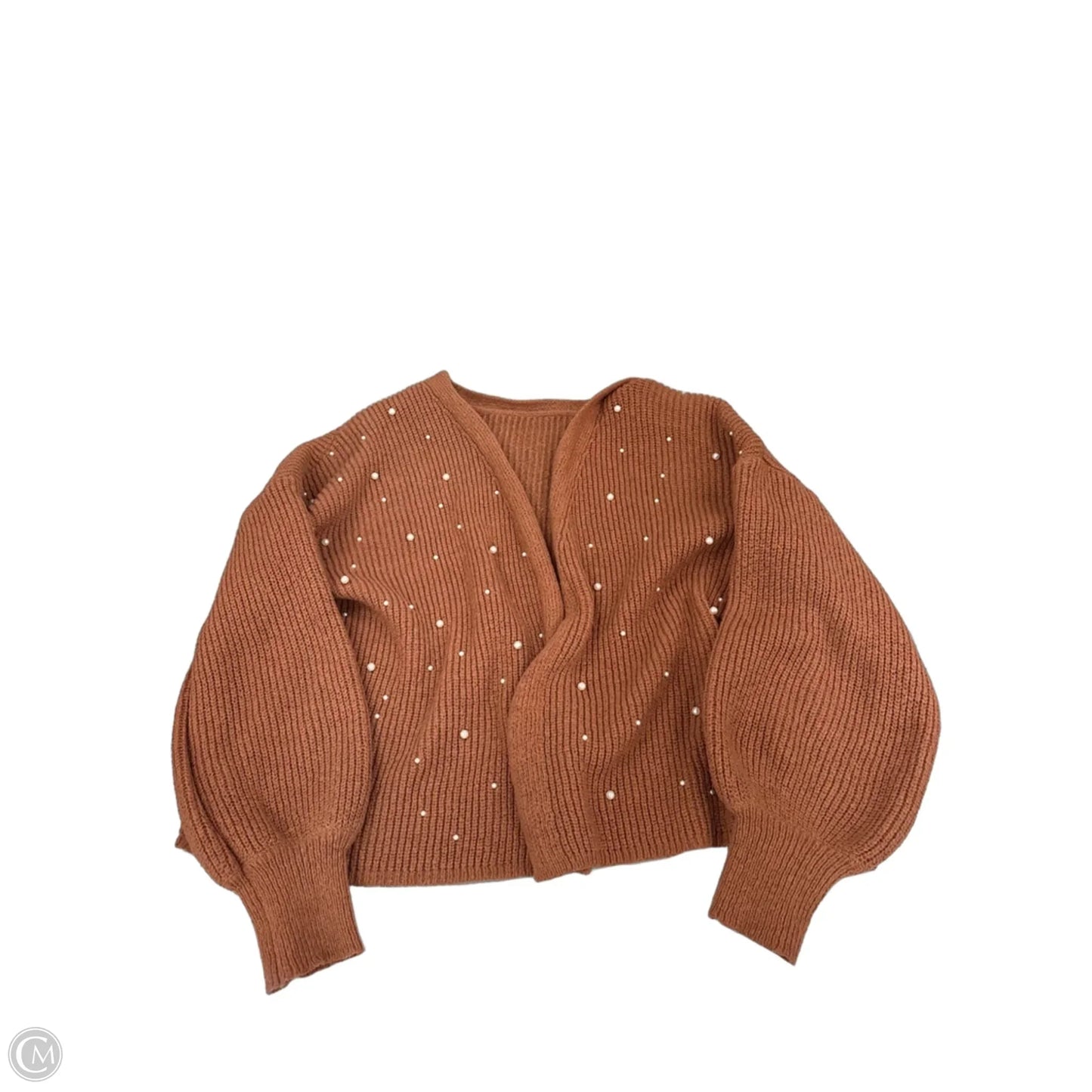 Cardigan By Shein In Tan, Size: Xxl