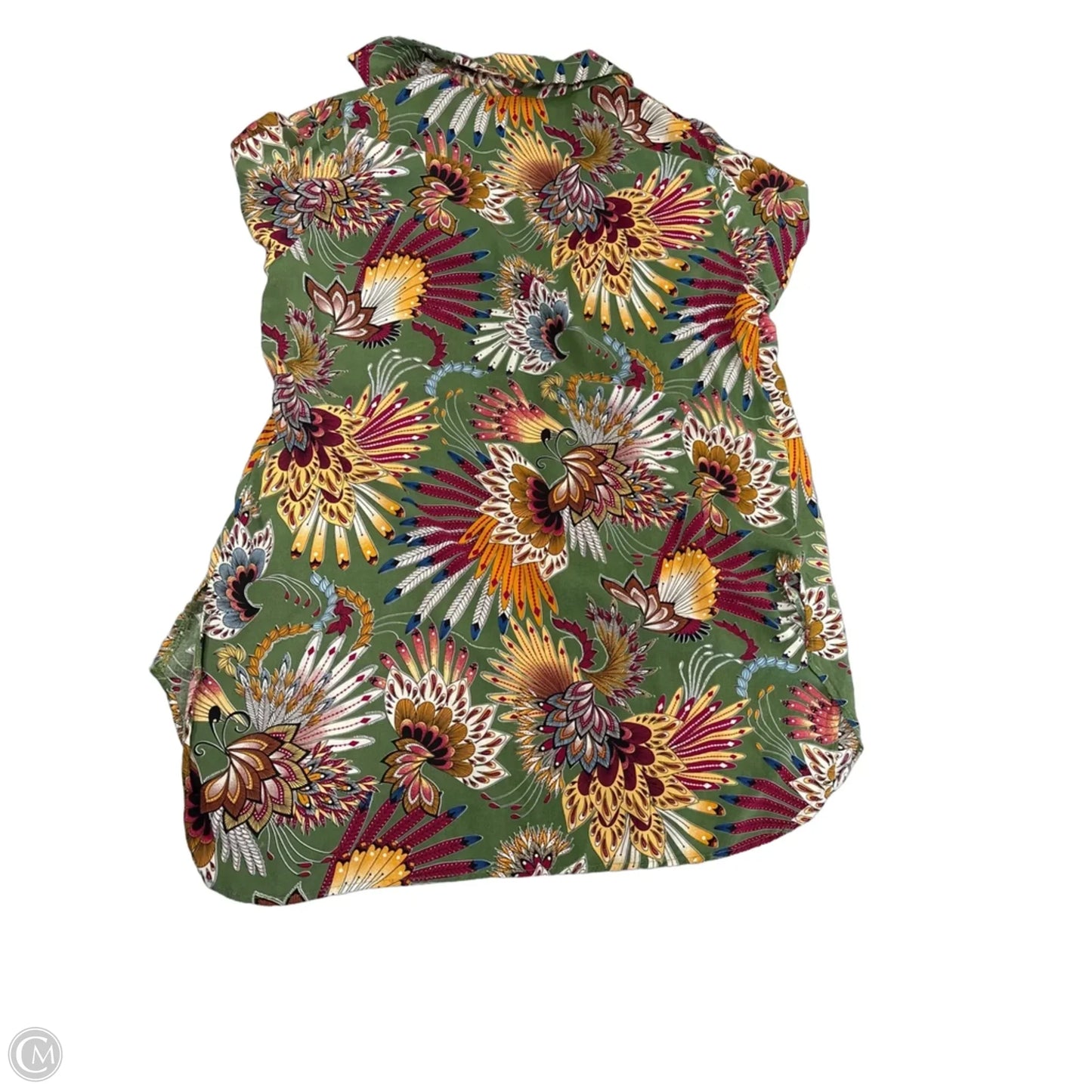 Dress Casual Short By Ekouaer In Green, Size: L