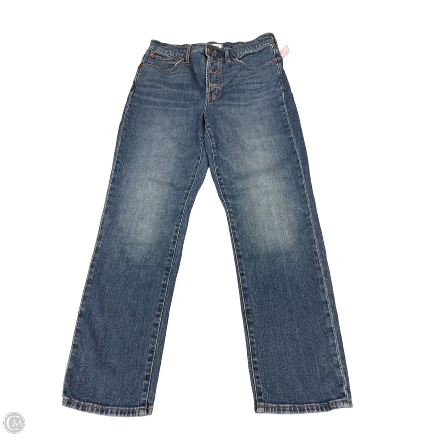Jeans Cropped By Madewell In Blue Denim, Size: 6