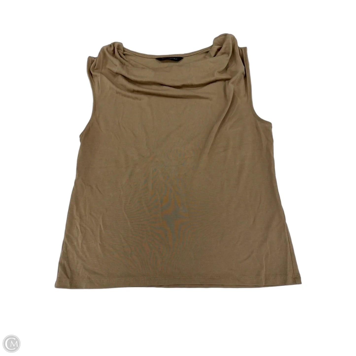 Top Sleeveless By Banana Republic In Tan, Size: S