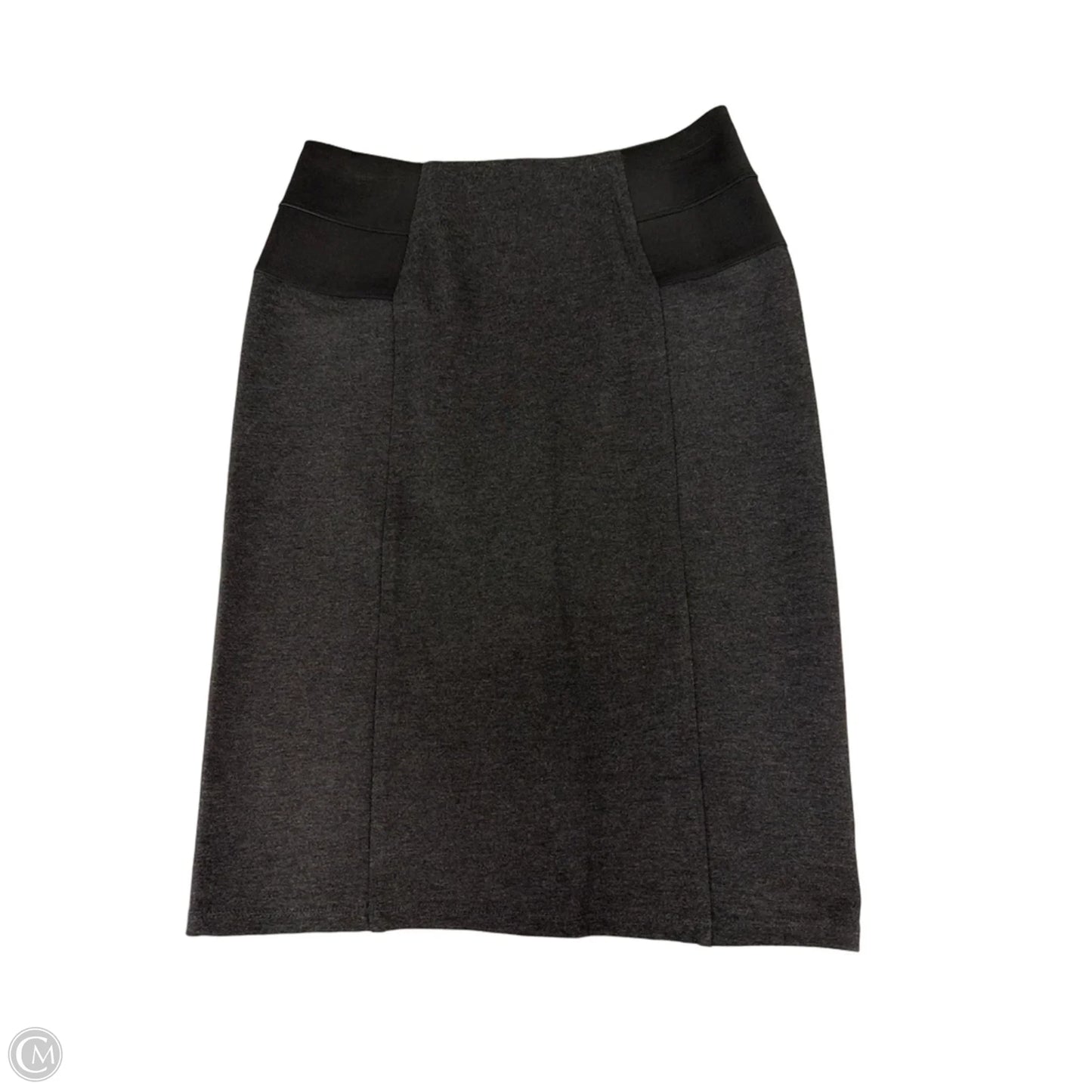 Skirt Midi By Calvin Klein In Grey, Size: 6