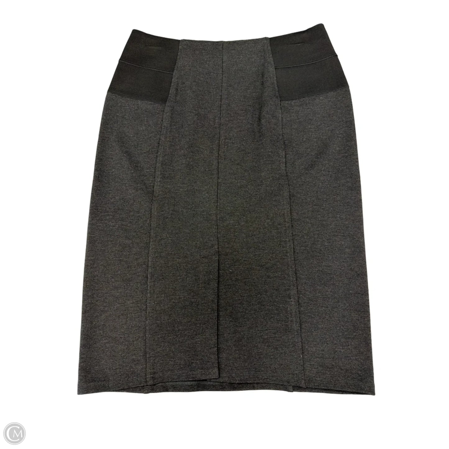 Skirt Midi By Calvin Klein In Grey, Size: 6