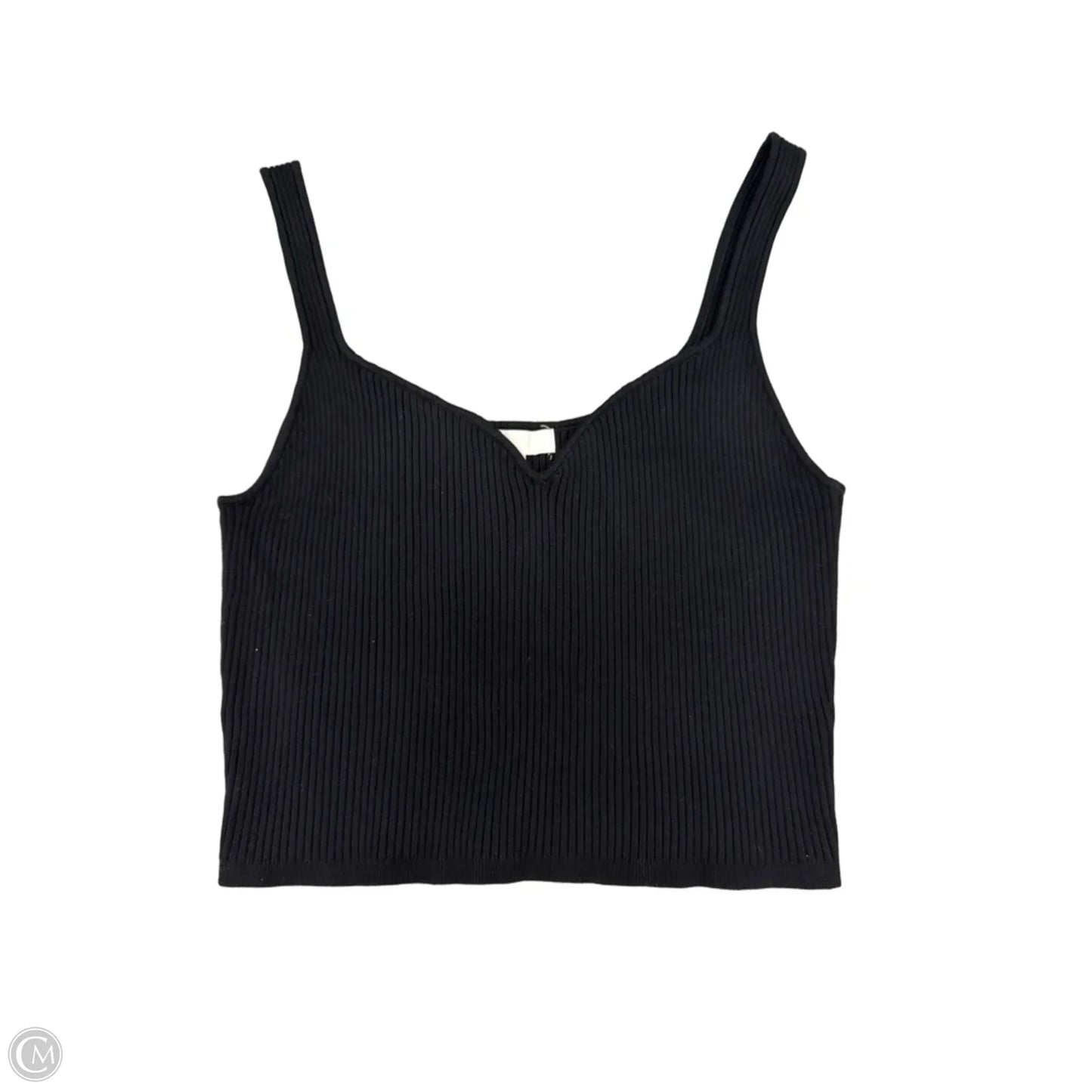 Tank Top By H&m In Black, Size: L