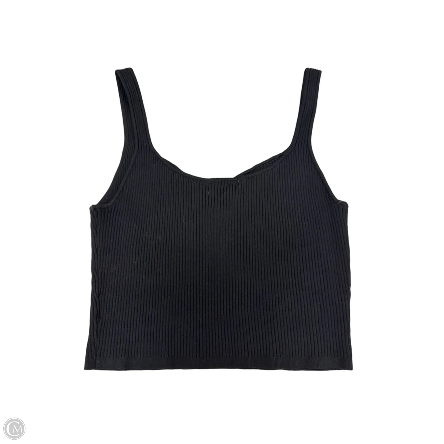 Tank Top By H&m In Black, Size: L