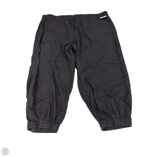 Pants Linen By Old Navy In Black, Size: 3x