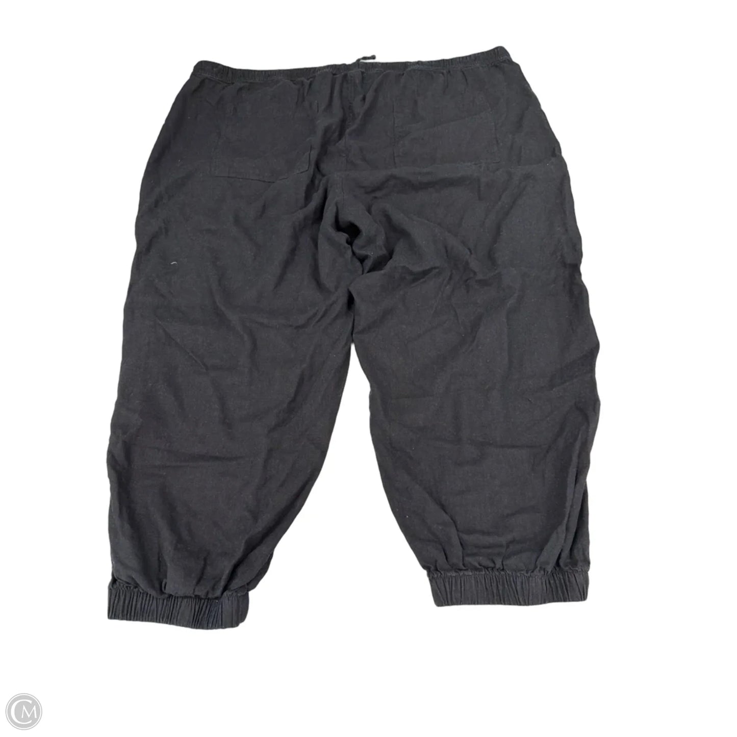 Pants Linen By Old Navy In Black, Size: 3x