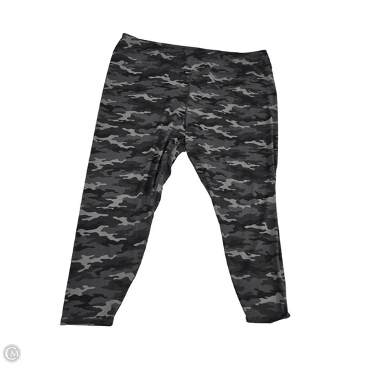 Athletic Leggings By Maurices In Camouflage Print, Size: 4x