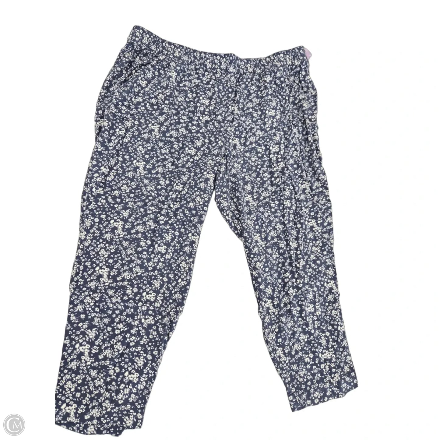Pants Linen By Jessica Simpson In Blue, Size: 18