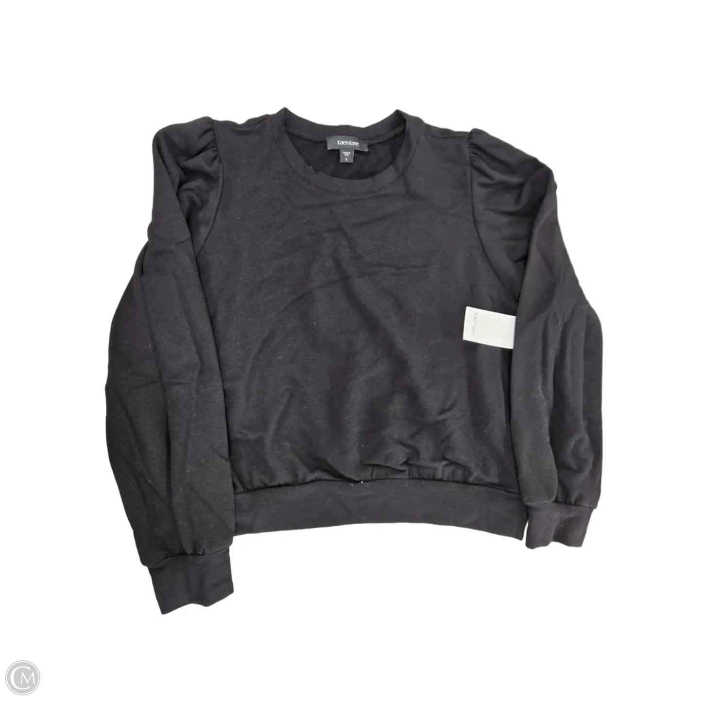 Top Long Sleeve By Karen Kane In Black, Size: L