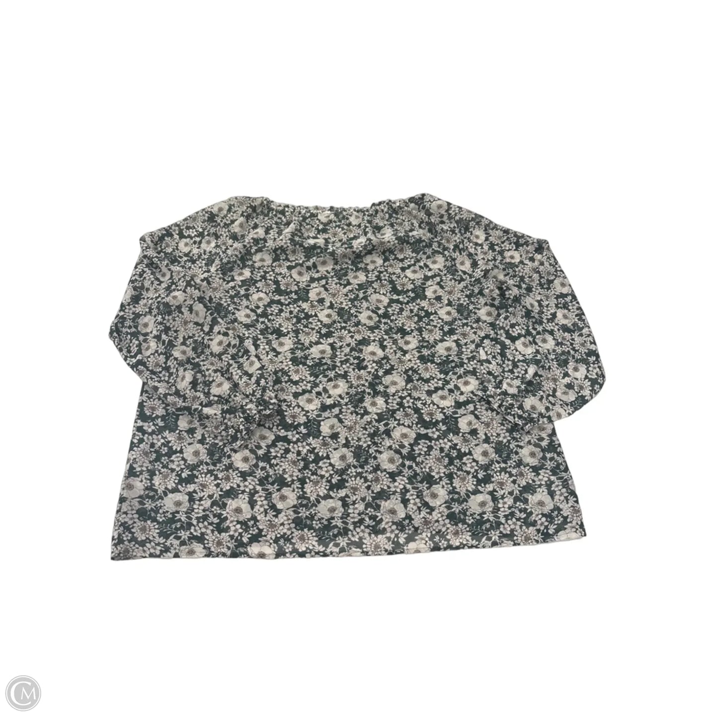 Top Long Sleeve By Cabi In Green, Size: M