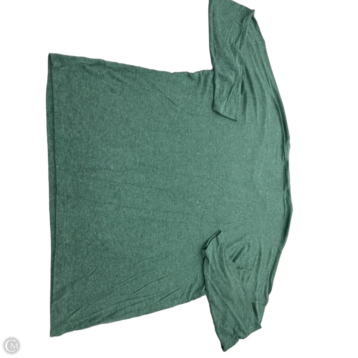 Top Long Sleeve Basic By Cabi In Green, Size: M