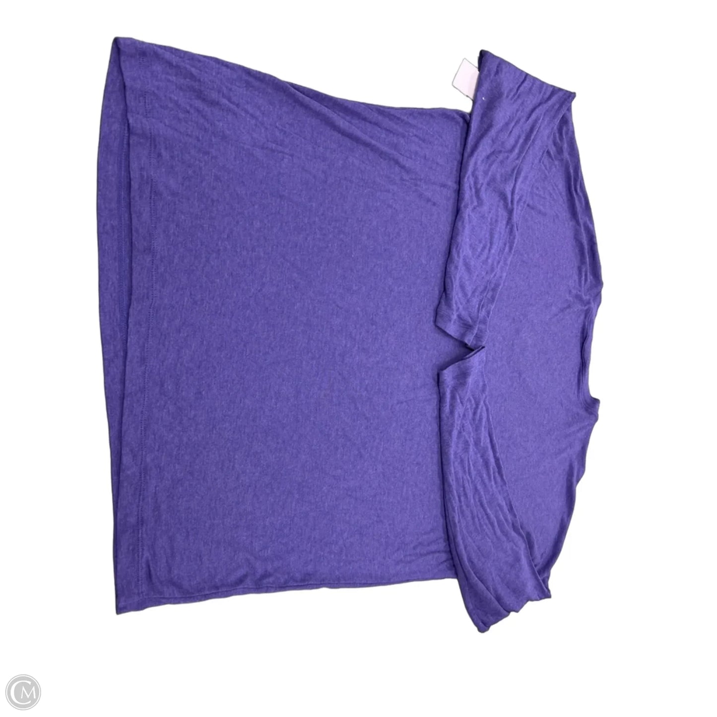 Top Long Sleeve Basic By Cabi In Purple, Size: M