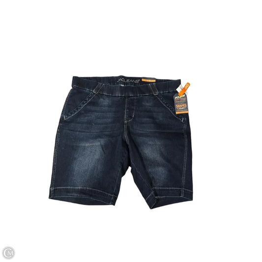 Shorts By Jag In Blue Denim, Size: 18w