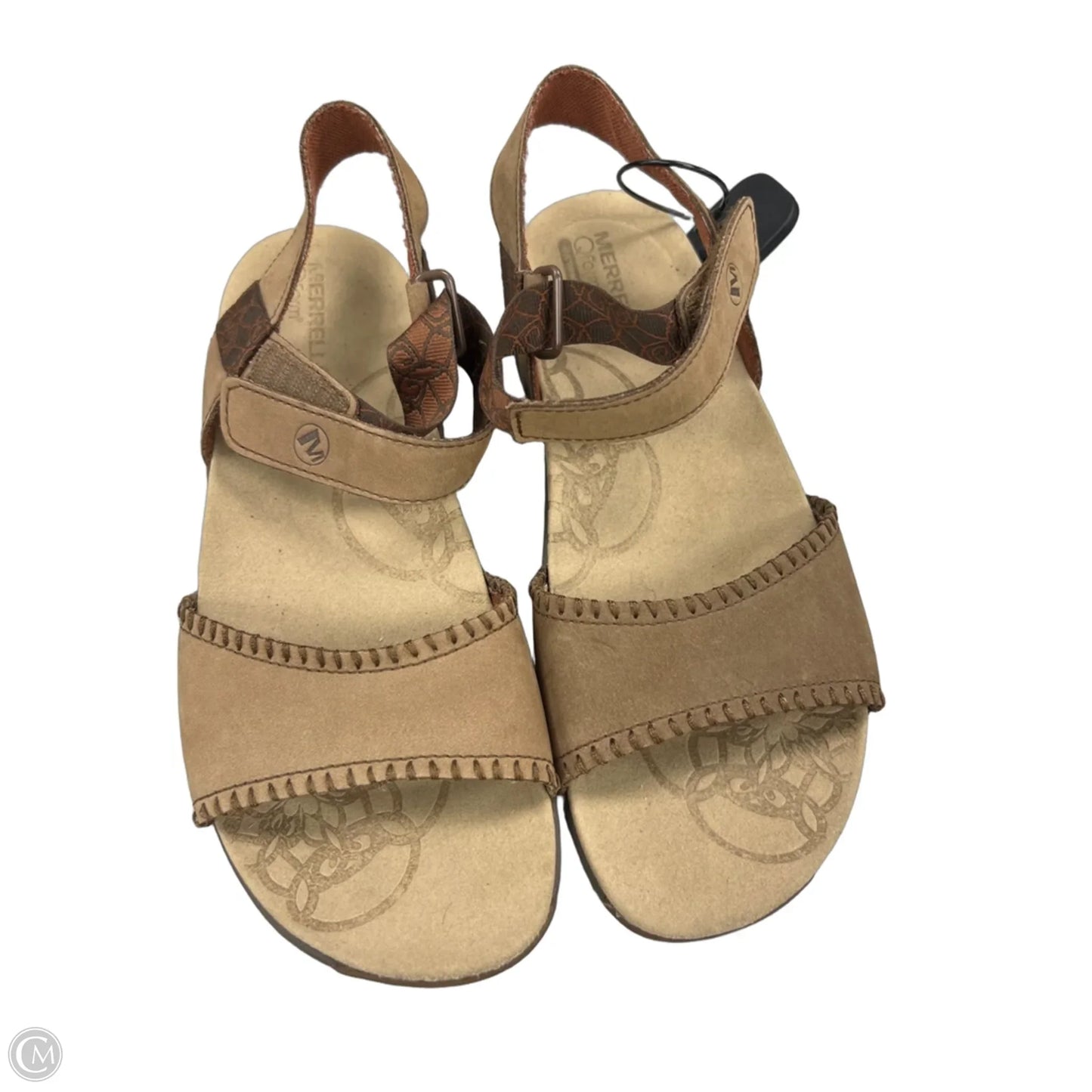 Sandals Flats By Merrell In Brown, Size: 8