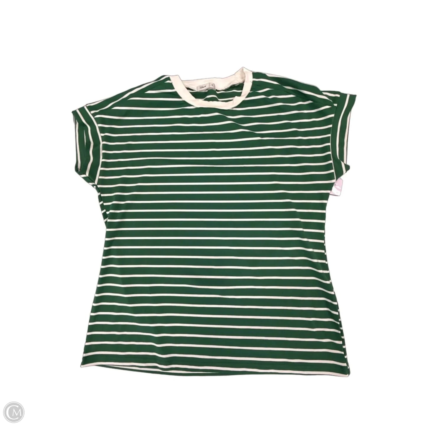 Top Short Sleeve Basic By Wiholl In Green, Size: M