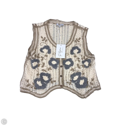 Vest Other By Polagram In Cream, Size: M