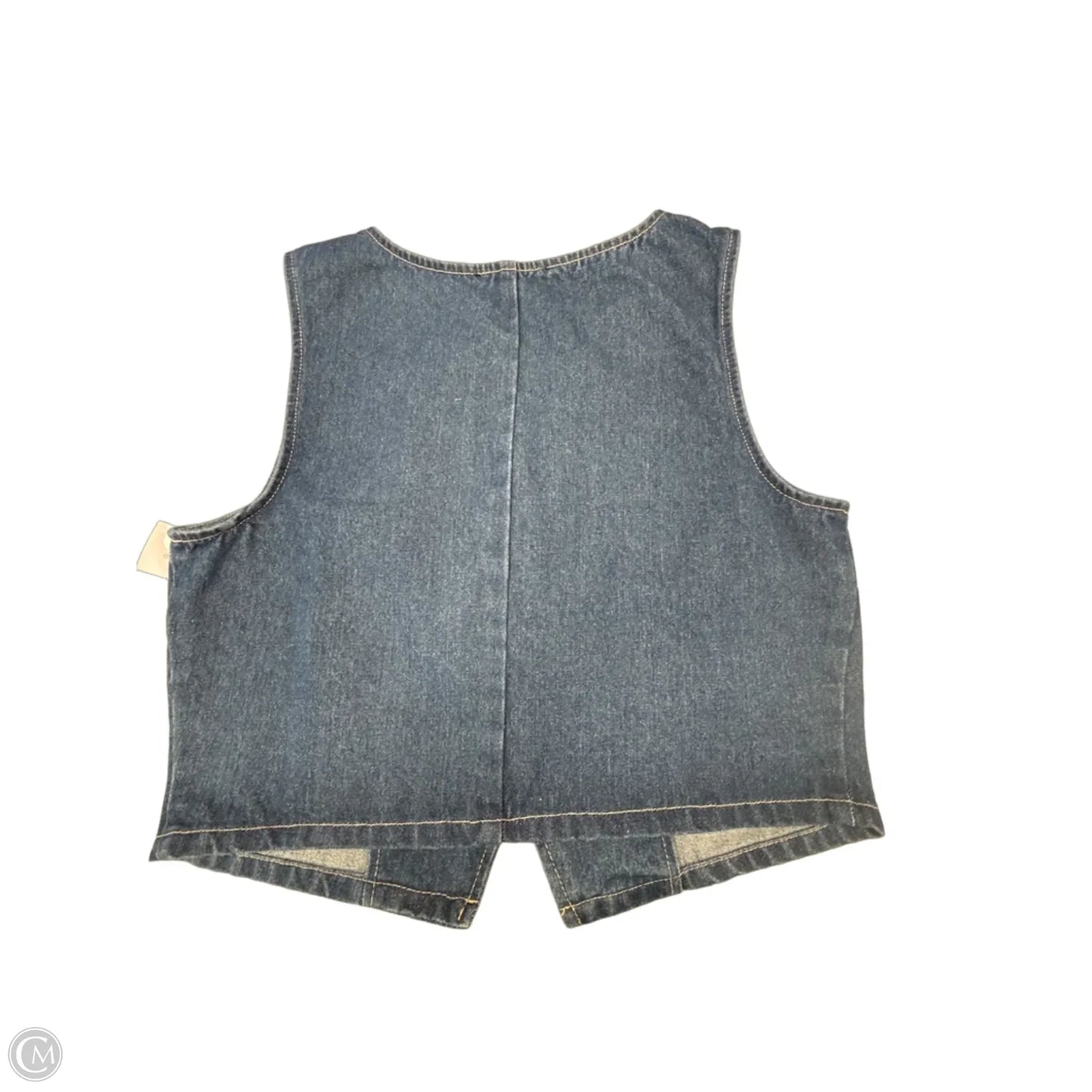 Vest Other By Lulus In Blue Denim, Size: L