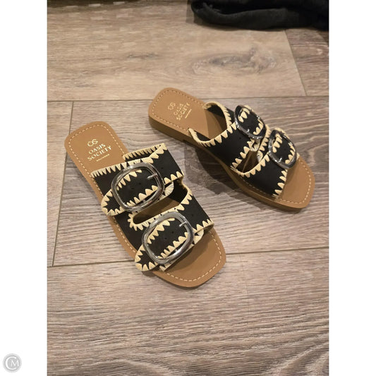 Sandals Flats By Oasis Society In Black, Size: 6