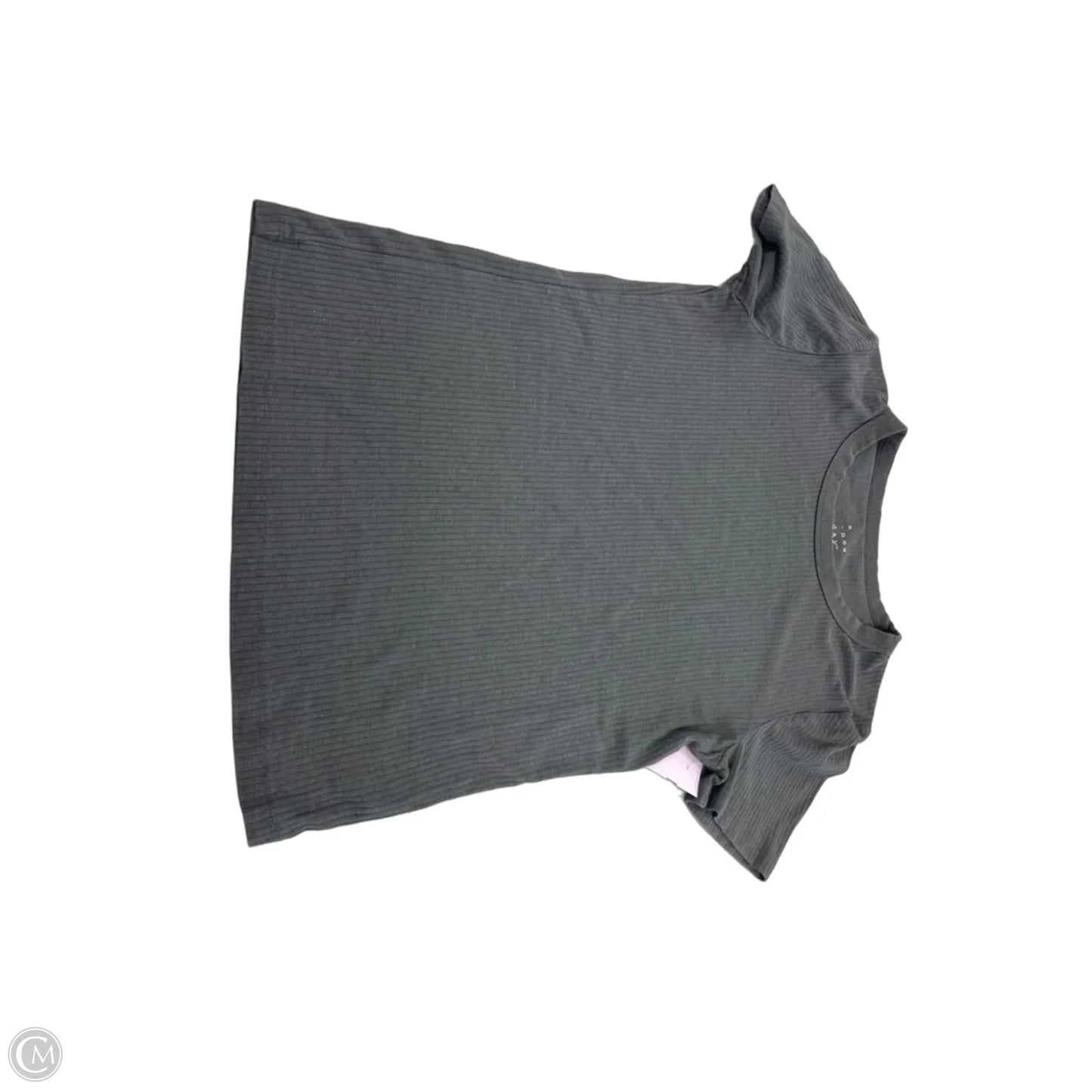 Top Short Sleeve Basic By A New Day In Grey, Size: S