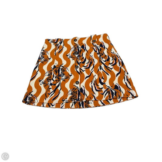 Skirt Mini & Short By Maeve In Orange, Size: 10