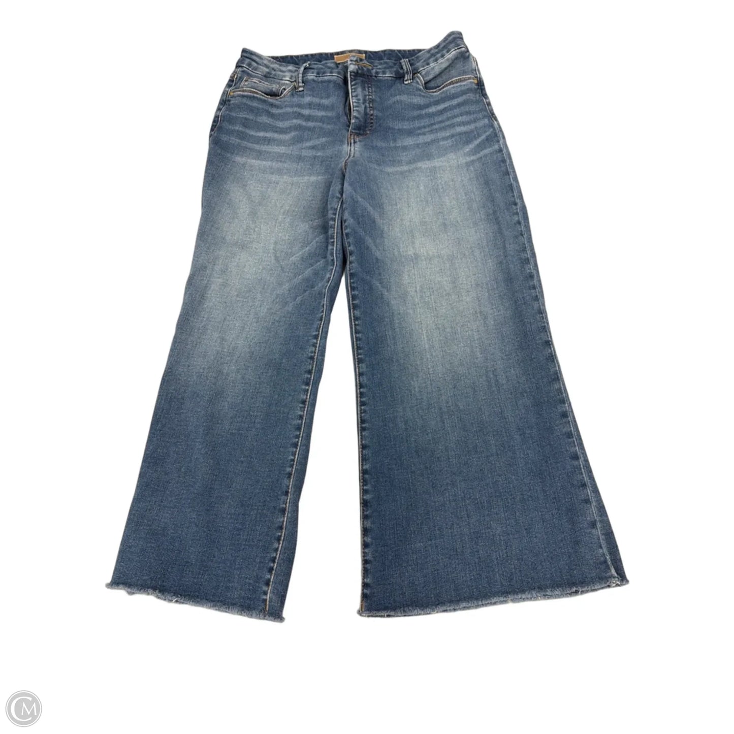 Jeans Cropped By Kut In Blue Denim, Size: 8p