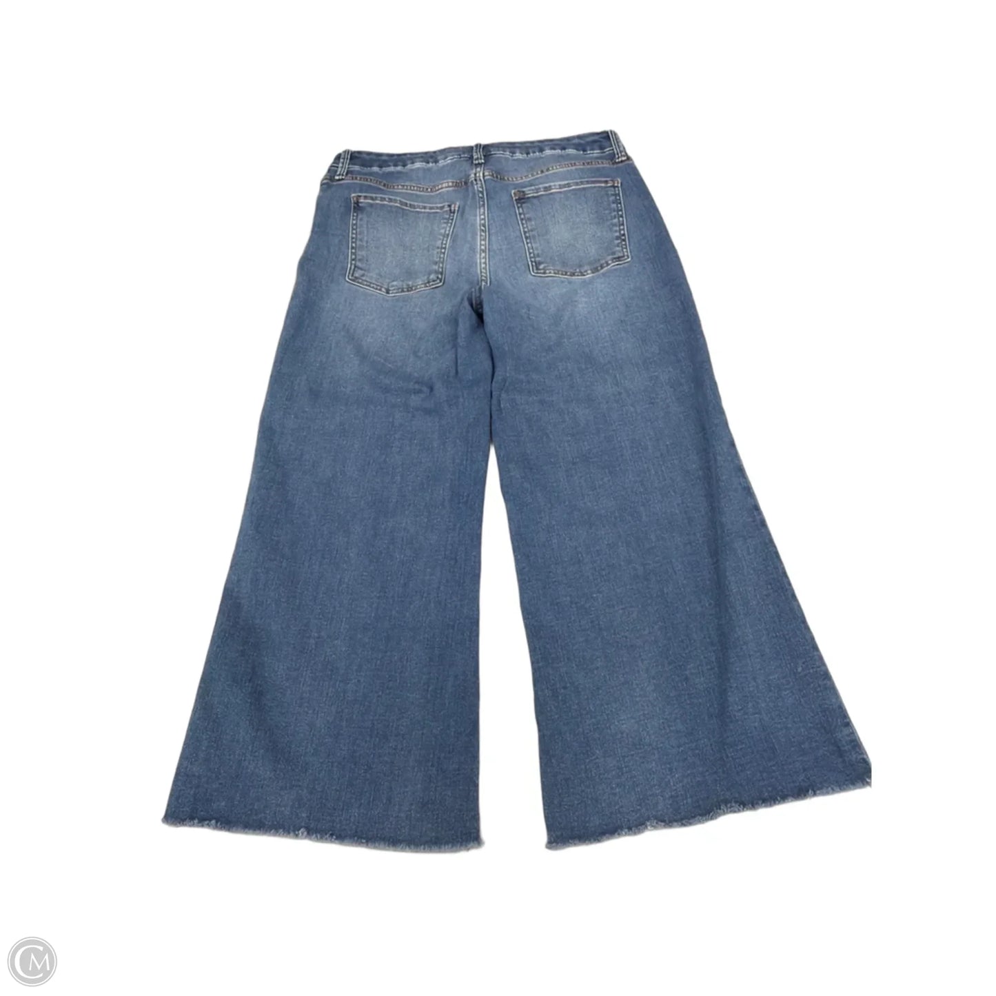 Jeans Cropped By Kut In Blue Denim, Size: 8p