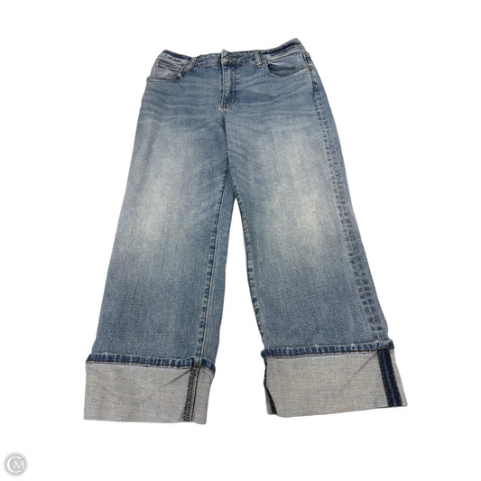 Jeans Cropped By Kut In Blue Denim, Size: 8p