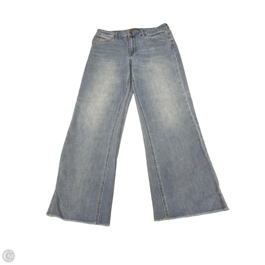 Jeans Cropped By Kut In Blue Denim, Size: 10