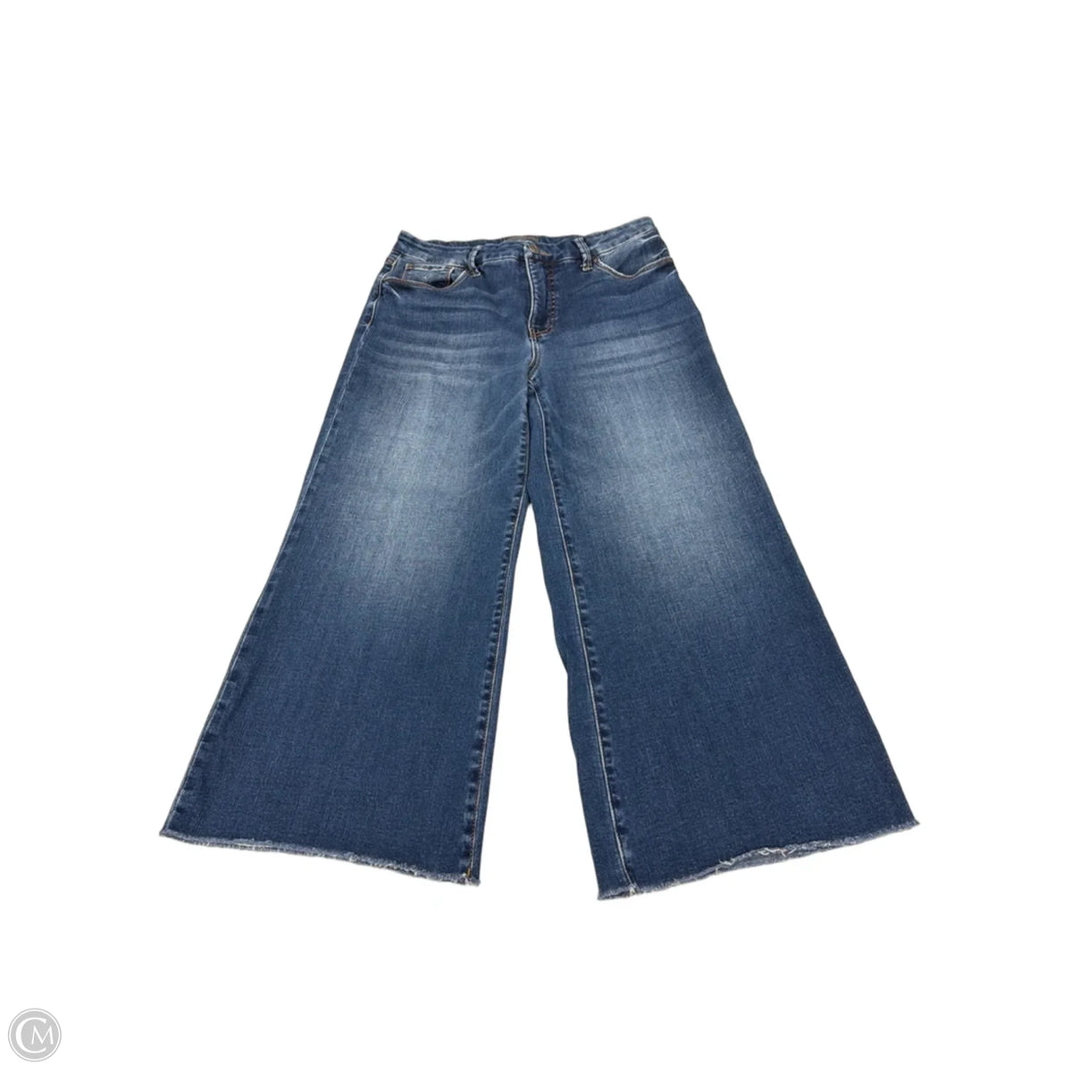 Jeans Cropped By Kut In Blue Denim, Size: 8p