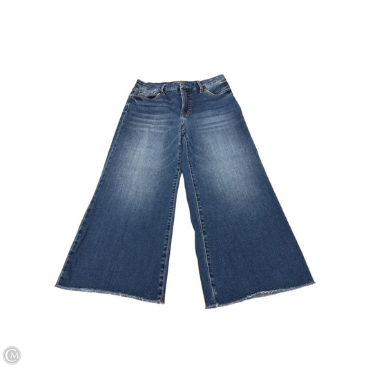 Jeans Cropped By Kut In Blue Denim, Size: 8p
