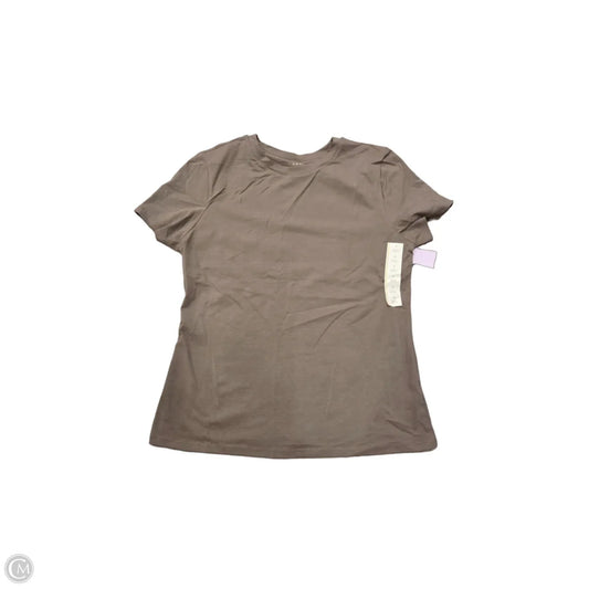 Top Short Sleeve Basic By A New Day In Brown, Size: S