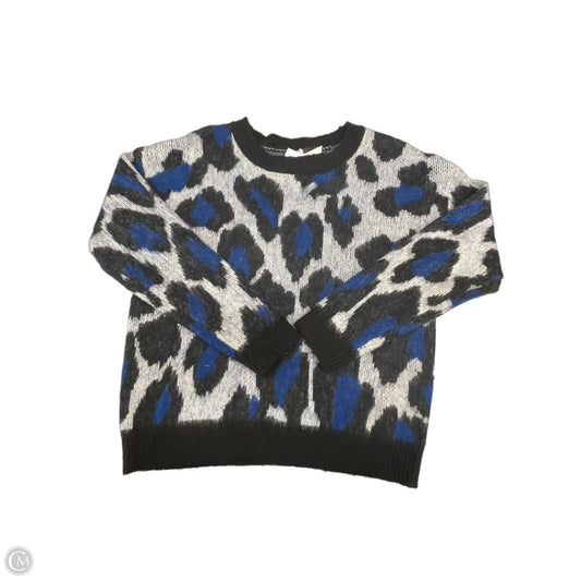 Sweater By Love By Design In Black & Blue, Size: L