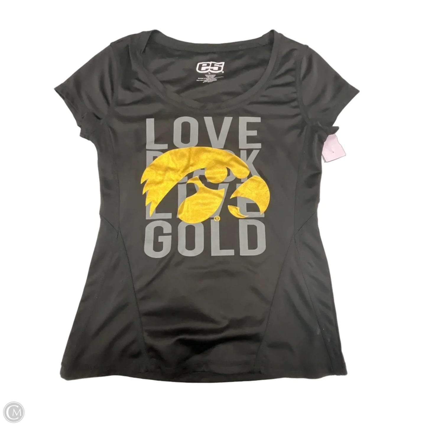 Top Short Sleeve Basic By Cme In Black, Size: L