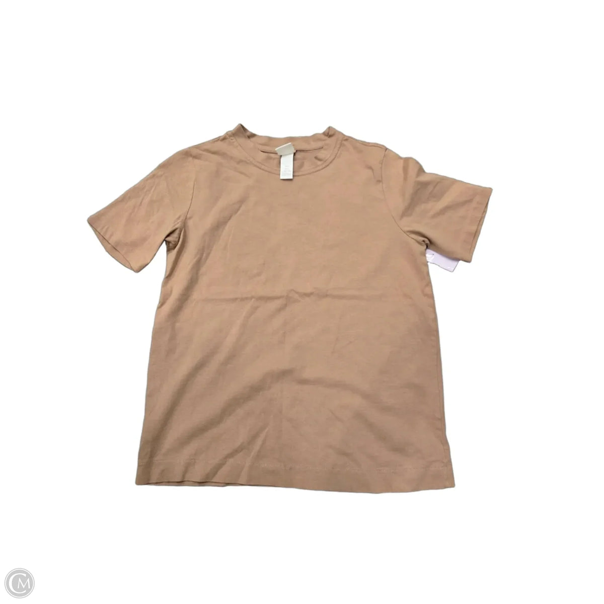 Top Short Sleeve Basic By H&m In Brown, Size: S