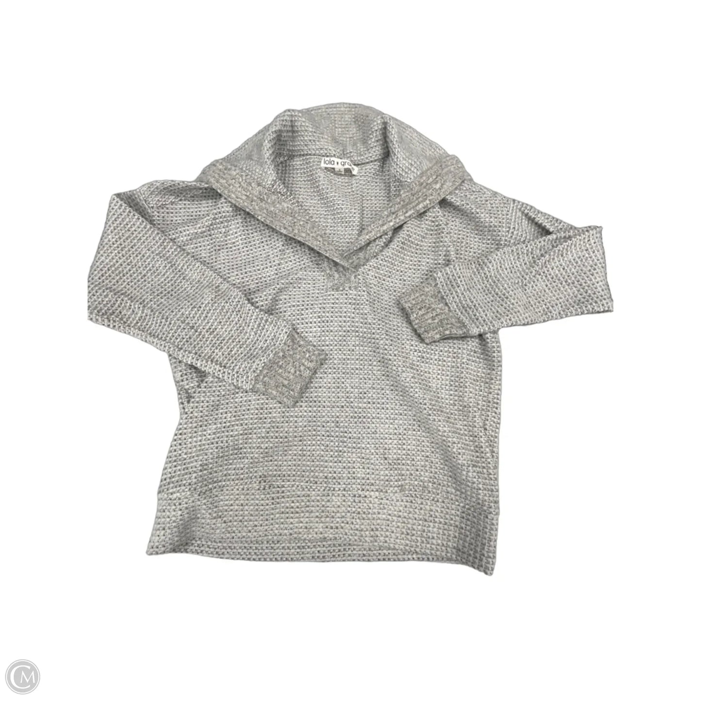 Top Long Sleeve Basic By Lola Grace In Grey, Size: S