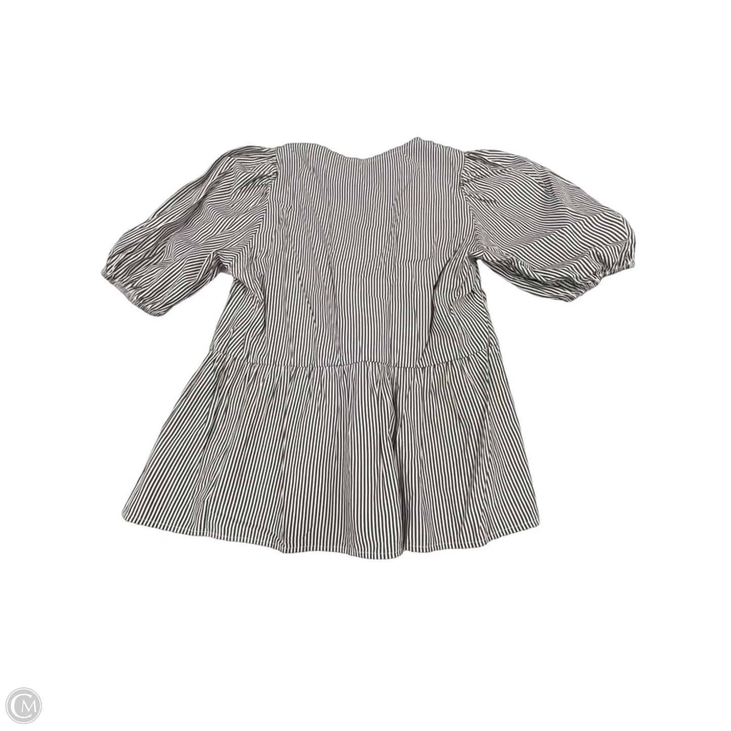 Top Short Sleeve By Prettygarden In Striped Pattern, Size: S