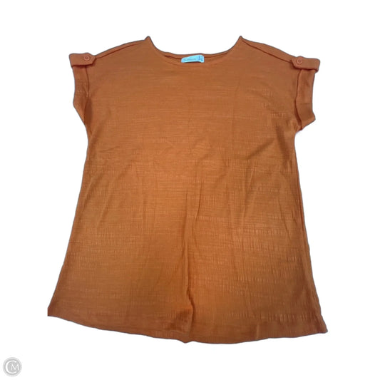 Top Short Sleeve By 89th And Madison In Orange, Size: Xs